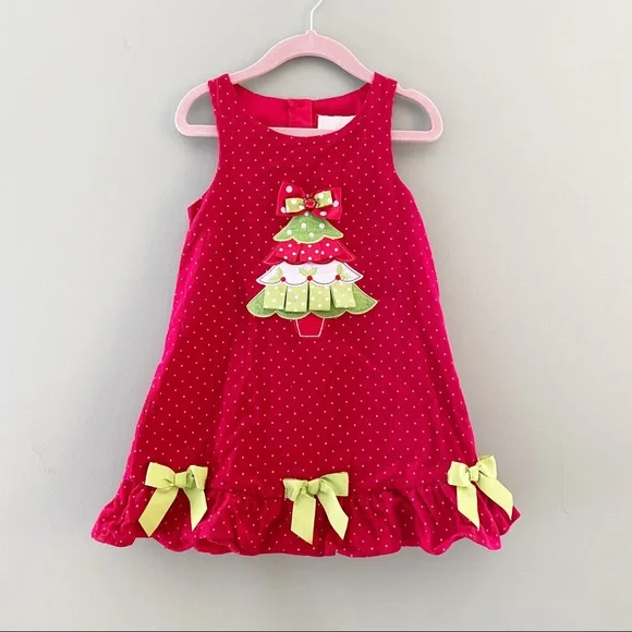 white christmas dresses Last One - Size 3T: Twirl Dress (Long Sleeve) main image 1